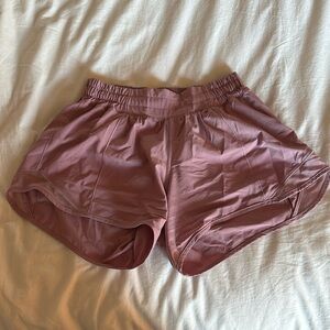 Pinkish purple lululemon shorts